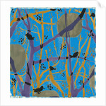 Trees and birds in my garden 6 by Anna Zaliski