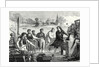 The Boatmen of the Weser Chop Papin's Steamboat in Pieces by Anonymous