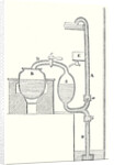 Cross Section of the Steam Engine of Savery by Anonymous