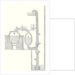 Cross Section of the Steam Engine of Savery by Anonymous