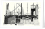 Cross Section of Condensing Machine or Watt's Low Pressure Machine by Anonymous