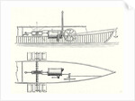 Mechanism of Marquis De Jouffrey's Paddle Steamer's Engine by Anonymous