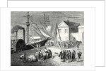 Fulton Boards His Steamboat the 'Clermont' in New York for Its First Trip April 11 1807 by Anonymous