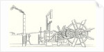 The Engine and Shaft of the Wheels of the 'Clermont' Steamboat Built by Fulton in 1807 by Anonymous
