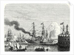 The 'Great Western' and 'sirius' Steamships Entering the Port of New York after Crossing the Atlantic by Anonymous