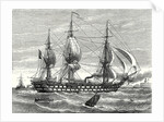The 'Napoleon' French Steam-Propelled Warship Launched in 1849 by Anonymous