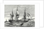 The 'Napoleon' French Steam-Propelled Warship Launched in 1849 by Anonymous