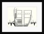 Cross Section of the Rear and the Front of the Propeller Boat of Charles Dallery by Anonymous