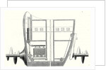 Cross Section of the Rear and the Front of the Propeller Boat of Charles Dallery by Anonymous