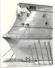 The Front of a Steam-Propelled Ironclad Warship by Anonymous