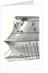 The Front of a Steam-Propelled Ironclad Warship by Anonymous