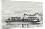 Steamboat Intended to Serve As a Ferry Service on the Seine During the Exposition 1867 (Propeller Model) by Anonymous