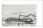 Steamboat Intended to Serve As a Ferry Service on the Seine During the Exposition 1867 (Propeller Model) by Anonymous