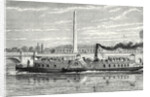 Steamboat Intended to Serve As a Ferry Service on the Seine During the Universal Exposition 1867 (Model with Impellers) by Anonymous