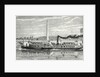 Steamboat Intended to Serve As a Ferry Service on the Seine During the Universal Exposition 1867 (Model with Impellers) by Anonymous
