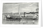 Steamboat Intended to Serve As a Ferry Service on the Seine During the Universal Exposition 1867 (Model with Impellers) by Anonymous