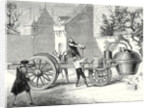 The First Steam Car Tested by the Inventor Cugnot at Arsenal in Paris in 1770 by Anonymous