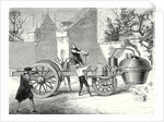 The First Steam Car Tested by the Inventor Cugnot at Arsenal in Paris in 1770 by Anonymous