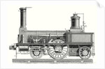 Sideview of a Locomotive Showing the Mechanism of the Engine by Anonymous