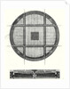 Nineteenth Century Railway Features: Rectangular Turning Plate and a Cross Section of This Plate by Anonymous