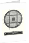 Nineteenth Century Railway Features: Rectangular Turning Plate and a Cross Section of This Plate by Anonymous