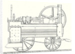 Cross Section of M. Calla's Traction Engine by Anonymous