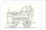 Cross Section of M. Calla's Traction Engine by Anonymous