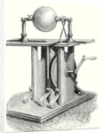 Hauksbee's Second Electric Machine by Anonymous