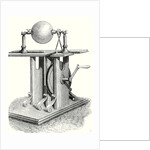 Hauksbee's Second Electric Machine by Anonymous