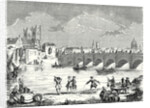 Experiment Conducted in 1747 on the Thames by Martin Folcker Cavendish and Bevis Near London Bridge to Measure the Speed of Electricity by Anonymous