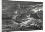 Fire at the Tip of the Mast of Christopher Columbus' Ship by Anonymous