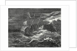 Fire at the Tip of the Mast of Christopher Columbus' Ship by Anonymous