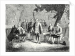 The Scientific Cenacle at Castle Clairac: Montesquieu and the Baron of Secondat His Son the Knight of Vivens Romas and the Brothers Dutilh by Anonymous