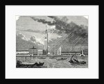 The Tower of St. Mark's in Venice Struck and Damaged by Lightning April 23 1745 by Anonymous