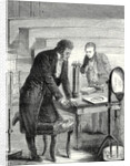 Oersted Discovers the Deviation of a Magnetic Needle by a Closed Electric Current (1820) by Anonymous