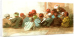 Arab School Cairo Egypt 1885 by Anonymous