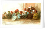 Arab School Cairo Egypt 1885 by Anonymous