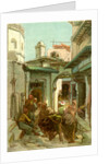A Street in the Casbah Algiers 1885 by Anonymous
