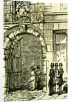 Aberdeen Old Gateway to Marischal College 1885 UK by Anonymous