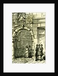 Aberdeen Old Gateway to Marischal College 1885 UK by Anonymous