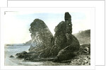 Aberdeen the Rocks at Muchalls 1885 UK by Anonymous
