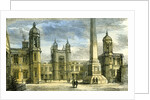 Aberdeen Marichal College Exterior of the Quadrangle 1885 UK by Anonymous