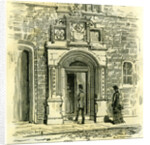 Aberdeen Old Gateway of Trinity Friars 1885 UK by Anonymous