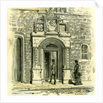 Aberdeen Old Gateway of Trinity Friars 1885 UK by Anonymous