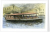 Venice Canal Steamboat Italy 1892 by Anonymous