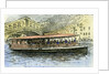 Venice Canal Steamboat Italy 1892 by Anonymous
