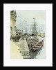Venice 1892 a Ferry by Barca Across the Giudecca Italy by Anonymous
