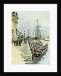Venice 1892 a Ferry by Barca Across the Giudecca Italy by Anonymous