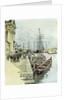 Venice 1892 a Ferry by Barca Across the Giudecca Italy by Anonymous