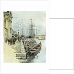 Venice 1892 a Ferry by Barca Across the Giudecca Italy by Anonymous